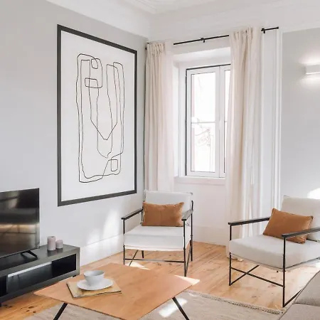 Apartmán Ferreira - 2 Bedrooms In Campo De Ourique *